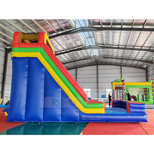 Tobogán Inflable Doble de Colores, Tobogán Inflable de PVC Resistente de Grado Comercial Apto para Eventos de Alquiler. - Product Image 3