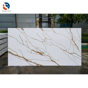 Thấp silica đá thạch anh Countertop slab Trung Quốc Đá Nhân Tạo calacatta Countertop Trắng Nhân Tạo đá thạch anh - Product Image 1