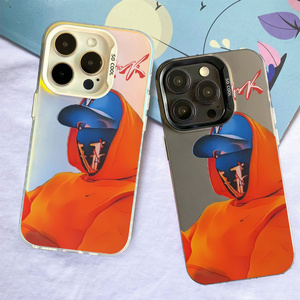 Coque de téléphone design polychrome tendance <span class=keywords><strong>Simai</strong></span> pour 11/12/13/14/15/16 Pro Max Coque Vrunk PC/ABS/TPU antichoc - Product Image 1