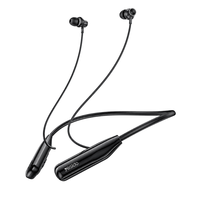 Yesido BT 5.3 Earbud Nirkabel Magnetik Leher dengan Driver Dinamis 10mm, Headphone Leher dengan Kartu TF MP3, Daya Tahan Baterai 100 Jam untuk Olahraga VSP11