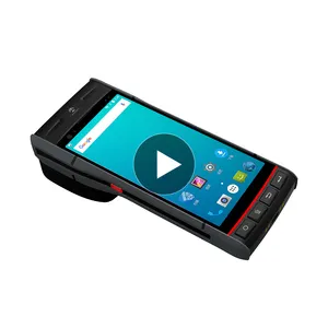 Blovedream-minipantalla táctil S60, Terminal PDA inteligente con Android, NFC, con impresora de código de barras, escaneo de código QR