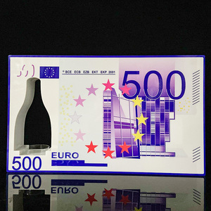 <b>Led</b> <b>Lighted</b> Euro Note Wine Stand Rectangle Shape Party Prop Champagne Rack <b>Bar</b> KTV Decor Charging Equipment - Product Image 4