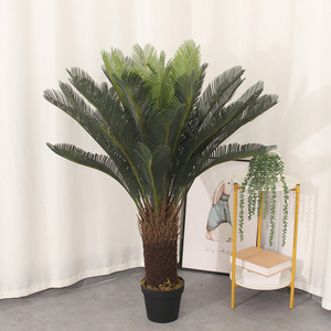 Nuevo diseño Decoración Árbol Fecha <span class=keywords><strong>Cycas</strong></span> Cocoteros Hojas de Palma artificiales - Product Image 5