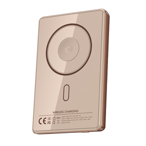 Batterie externe magnétique sans fil 3-en-1 en alliage d'aluminium 10000 mAh avec support de téléphone et écran d'affichage, chargeur rapide 22,5 W pour smartphones - Product Image 1