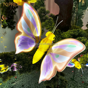 <span class=keywords><strong>Outdoor</strong></span> Garden Decor IP65 Wasserdichte LED 3D Dynamic <span class=keywords><strong>Butterfly</strong></span> Light Weihnachts landschafts beleuchtung mit komplizierten Schmetterlingen - Product Image 3