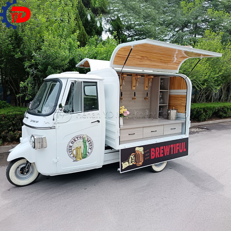 Киоск быстрого питания Электрический фургон для еды Tuk Van Taco Juice Van передвижная тележка для мороженого хот-догов