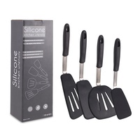 Usine Silicone Turners Ustensiles Multifonction Barbecue Outil Cuisine Cuisson Pancake Poisson Friture Turners