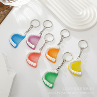 Pendentif en résine couleur bonbon, style prothèse dentaire, pour bijoux faits main DIY, sacs et porte-clés de voiture, produit transfrontalier à succès
