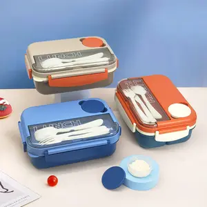 חם מוכר bpa lunchbox 1300 מ "ל מיקרוגל בטוח טיפין בנטו קופסת צהריים לילדים leakproof