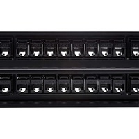 Panel patch 8 24 port dukungan pabrik logo OEM ODM 1 U