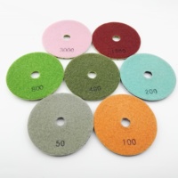 SHDIATOOL Disque de polissage diamanté pour béton humide 4 pouces 100 mm, disque de ponçage, outils abrasifs pour sols en béton et en ciment