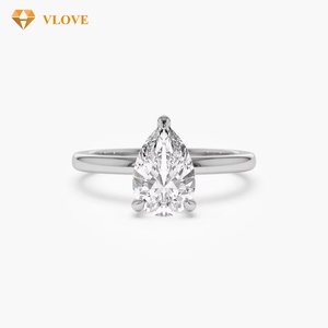 Ensemble <span class=keywords><strong>de</strong></span> bagues <span class=keywords><strong>de</strong></span> mariage en or 18 carats avec <span class=keywords><strong>diamant</strong></span>, certificat GIA, bague en or véritable 14 carats, bagues <span class=keywords><strong>de</strong></span> fiançailles pour femmes, <span class=keywords><strong>diamant</strong></span> véritable - Product Image 6