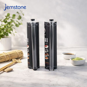 Custom Design Recyclable Sushi Tube Food Grade Kraft Cardboard Cylinder <b>Packaging</b> <b>Box</b> Protein Powder Paper Tube Container - Product Image 5