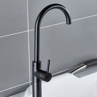 Ensemble douche-baignoire sur pied en cuivre avec robinet noir à cartouche céramique, style américain, pour eau froide et chaude, accessoire de salle de bain