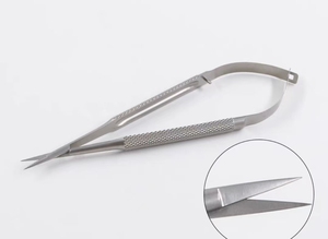 Ciseaux chirurgicaux ophtalmiques en acier inoxydable de 16cm Ciseaux cornéens Castroviejo Ciseaux conjonctivaux - Product Image 4