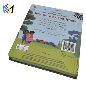 Libro <span class=keywords><strong>de</strong></span> <span class=keywords><strong>Cuentos</strong></span> Infantil con Solapas Impresas OEM, Temática <span class=keywords><strong>de</strong></span> <span class=keywords><strong>la</strong></span> <span class=keywords><strong>Selva</strong></span> y <span class=keywords><strong>la</strong></span> Naturaleza, Texto Personalizado, Libro <span class=keywords><strong>de</strong></span> Cartón con Ilustraciones <span class=keywords><strong>de</strong></span> Animales en Acuarela, Tamaño y Contenido Personalizables - Product Image 6
