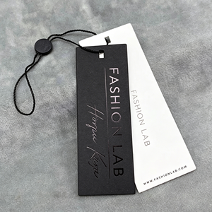 Etiquetas colgantes personalizadas, impresión de ropa, etiquetas de papel, etiquetas colgantes negras, etiquetas de precio, etiquetas personalizadas para marcas de ropa - Product Image 5