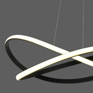 Chất lượng tuyệt vời dễ dàng cài đặt phòng ngủ dẫn đèn trần 60W 4000K cường độ điều chỉnh màu đen olimpo - Product Image 5