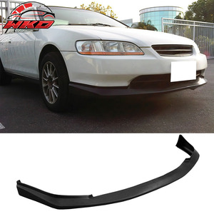 Fits for Honda Accord 2DR Coupe 1998-2000 Sport Style Front Bumper Lip Black - Product Image 1
