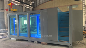 <span class=keywords><strong>Vente</strong></span> <span class=keywords><strong>d</strong></span>'usine : Aquarium portable personnalisé en conteneur transformé, <span class=keywords><strong>bassin</strong></span> à poissons, piscine mobile, certifié ISO/CE, avec filtre - Product Image 4