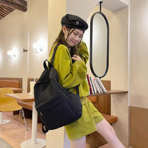 LOGO personnalisé couleur bonbon <span class=keywords><strong>sac</strong></span> à <span class=keywords><strong>dos</strong></span> scolaire <span class=keywords><strong>pour</strong></span> les femmes loisirs voyage <span class=keywords><strong>sac</strong></span> à bandoulière fermeture éclair grande capacité <span class=keywords><strong>sac</strong></span> d'école étudiant - Product Image 6