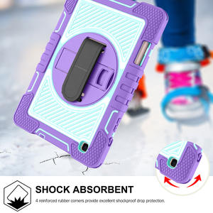 Kickstand Silicon PC Hybrid Cover Case Correa de hombro Shell Case para <span class=keywords><strong>Samsung</strong></span> Tab <span class=keywords><strong>S6</strong></span> <span class=keywords><strong>Lite</strong></span> 10,4 "2024/2022/2020 - Product Image 4