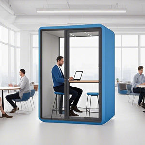 Công việc chia sẻ mô-đun di chuyển nhiều người âm thanh âm thanh bằng chứng văn phòng di động Pod gian hàng cách âm cuộc họp Pod văn phòng hiện đại - Product Image 1