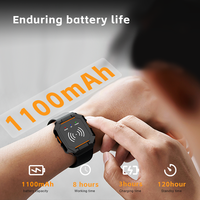 Lector RFID UHF Portátil de 50g, Manos Libres, Pulsera de Recolección de Datos 5.1 para WMS