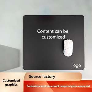 Maßgefertigtes Kratzfestes Hartglas-Gaming-Mauspad mit Präzisionsmuster für Büro und Zuhause, Sofort Lieferbar - Product Image 3