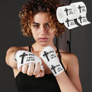 Bande adhésive sportive blanche Xingda, robuste, sans résidus, pour poignets et chevilles, adaptée à la gymnastique/la boxe/le lacrosse - Product Image 2