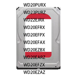 Disco Duro para PC de 3.5 Pulgadas y 2 TB para Servidor NAS WD20PURX WD23PURZ WD22EJRX WD20EFRX WD20EFPX WD20EFAX WD20EZBX WD20EARZ WD20EFZX <span class=keywords><strong>WD20EZAZ</strong></span> - Product Image 1