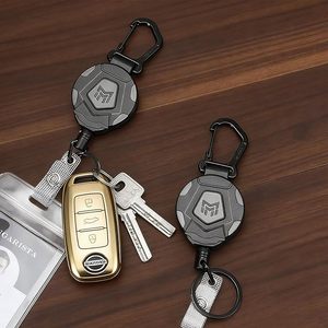 <span class=keywords><strong>Porte</strong></span>-clés rétractable tactique avec cordon Dyneema de 31,5 pouces, support magnétique, 9 oz, robuste, pour les missions de sécurité - Product Image 6