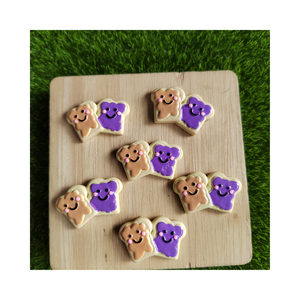 Kawaii burro di arachidi Jelly Charms <span class=keywords><strong>accessori</strong></span> in resina per artigianato fai da te copricapo Bow Decor Ear Studs creazione di gioielli - Product Image 3