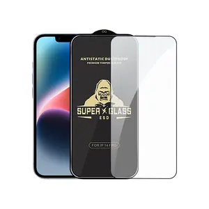 Gratis Monster Volledige Dekking 3-Pack Schermbeschermer Voor Iphone 15 14 13 12 11 Pro 8 7 Plus X X Gehard Glazen Schermbeschermer