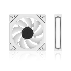 12Cm Argb Chiếu Sáng Tiếng Ồn Thấp Bezel Độc Đáo Thiết Kế 9 Lưỡi Vô Hạn Gương Làm Mát Không Khí Chơi Game Máy Tính Để Bàn PC Fan Nhựa Tản Nhiệt - Product Image 5
