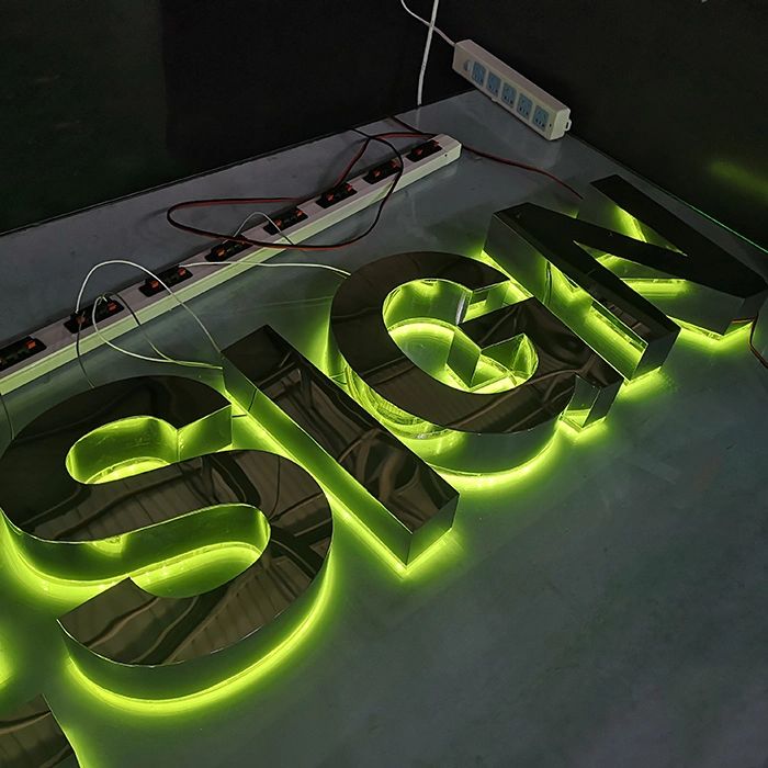 Пользовательская светодиодная подсветка акриловая буква знак 3D буква подсветка канал светодиодная буква