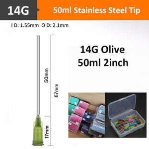 Zhenju HTST ISO/GS Zertifizierte 50mm 2 Zoll Klebstoff-PRÄZISIONS-Edelstahlnadeln für Klebstoff-Dosierspritzenkartuschen - Product Image 2