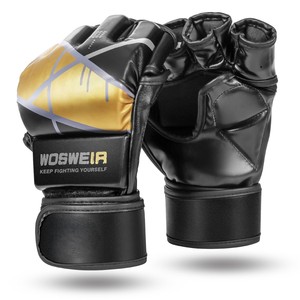 Profissional MMA Adulto Treinamento De Luta Muay Thai Sanda Espessado Lutando Metade Do Dedo Luvas De Boxe - Product Image 1