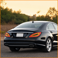 Pour Mercedes-Benz CLS W218 : Ensemble de feux arrière à LED 2012-2017, clignotants séquentiels dynamiques, feux de position et yeux de démon