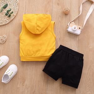 Sweat à capuche pour bébé garçon, vêtements d'été 2021, nouvelle arrivée, ensembles de tenues M3036 - Product Image 3