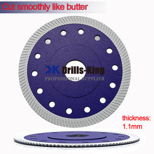 10PCS Lochschneider-Kit M14 Vakuum gelötete Diamant bohrkern bohrer mit ultra dünner 1,1-mm-Schneidscheibe für Marmor keramik fliesen - Product Image 5