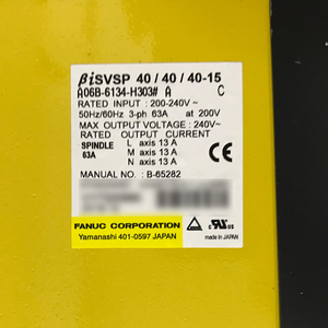 FANUC A06B-6134-H301 # Motor Servo AC Serie A Alpha - Product Image 2