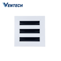 Diffuseur linéaire réglable à 3 fentes en aluminium pour conduits d'air conditionné Ventech HVAC