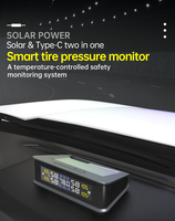 Remorque 4 capteurs solaire universel TPMS système de pression des pneus pour berline SUV vente en gros