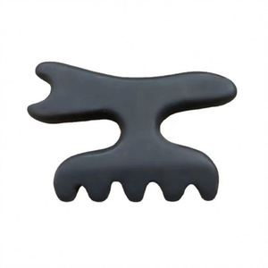 Masseur plantaire en pierre naturelle de Bian, thérapie Gua Sha, bâton d'acupuncture universel, outil de massage en pierre de Bian - Product Image 1