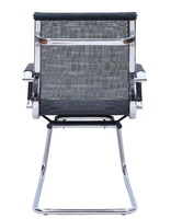 Chaise de bureau moderne avec dossier en maille et structure métallique, hauteur et accoudoirs réglables, pour bureau à domicile