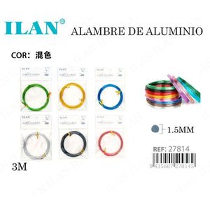 Il filo di alluminio da 1,5 mm 3M multicolore per la lavorazione artigianale - Product Image 1