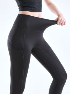High Waist Yoga <b>Leggings</b> <b>With</b> Side Phone <b>Pocket</b>, Seam <b>Pocket</b>, Butt Lifting, Squat Proof <b>Workout</b> Pants - Product Image 3