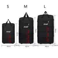 Sac de Voyage Pliable Grande Capacité avec Logo Personnalisé, Valise Trolley Designer Imperméable pour Sport, Week-end ou Nuit