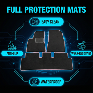 Alfombrillas Universales para <span class=keywords><strong>Auto</strong></span>, Antideslizantes e Impermeables para Todas las Estaciones, Juego Completo, 6.5mm de Grosor, PVC, Suministro Directo de Fábrica, Novedad 2026 - Product Image 5